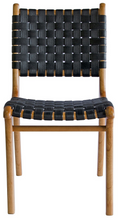Lefroy Black Leather Dining Chair