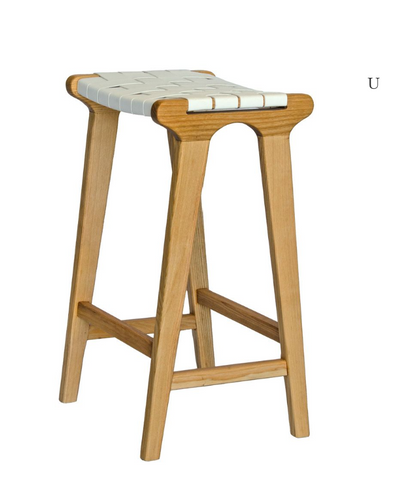 Lefroy Stool - Natural & White-Find It Style It Home