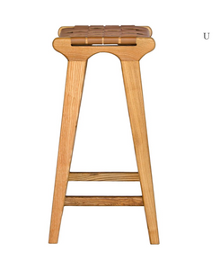 Lefroy Stool - Natural & Brown-Find It Style It Home