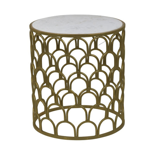 Emma Side Table Gold-Find It Style It Home