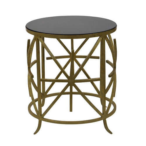 Jane Side Table Gold-Find It Style It Home