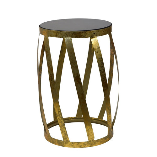 Poppy Side Table Gold-Find It Style It Home