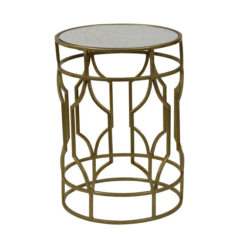 Zara Side Table Gold-Find It Style It Home
