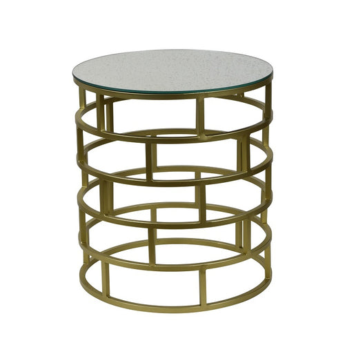 Ivy Side Table Brass-Find It Style It Home