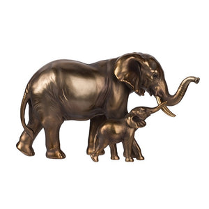 Elephant Mother & Calf Statue-Find It Style It Home