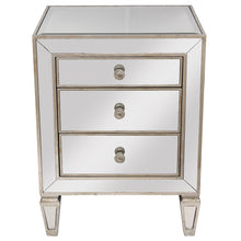Mirrored 3 Drawer Bedside Antique Seamless-Find It Style It Home