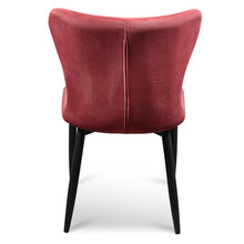 Dining Chair  - Ruby Red Velvet