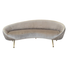 Benoit Sofa - Taupe Velvet-Find It Style It Home