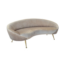 Benoit Sofa - Taupe Velvet-Find It Style It Home