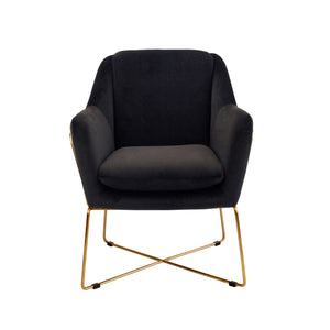 Milan Armchair - Black-Find It Style It Home
