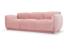 3 Seater Velvet Sofa - Dusty Blush
