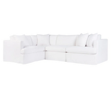 Lincoln Slip Cover Modular Sofa - White Linen Option 2-Find It Style It Home