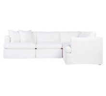 Lincoln Slip Cover Modular Sofa - White Linen Option 1-Find It Style It Home