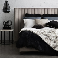 Lulu Bed - King in Charcoal