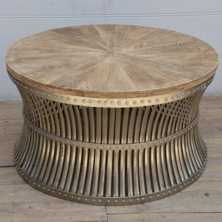 Iron & Wood Coffee Table
