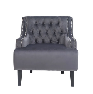 Tufted Occasional Chair - Grey