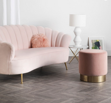Shell 2 Seater Sofa - Rose Water