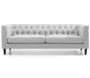 Manhattan 3 Seater Sofa - Cool Grey Linen