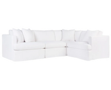 Lincoln Slip Cover Modular Sofa - White Linen Option 1-Find It Style It Home