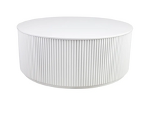 Chandra Round Coffee Table - White-Find It Style It Home
