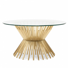 Coffee Table - Brushed Gold Base