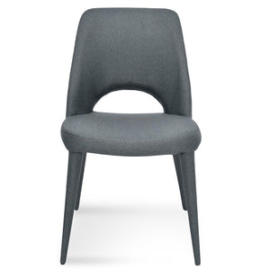 Fabric Dining Chair  - Gunmetal Grey