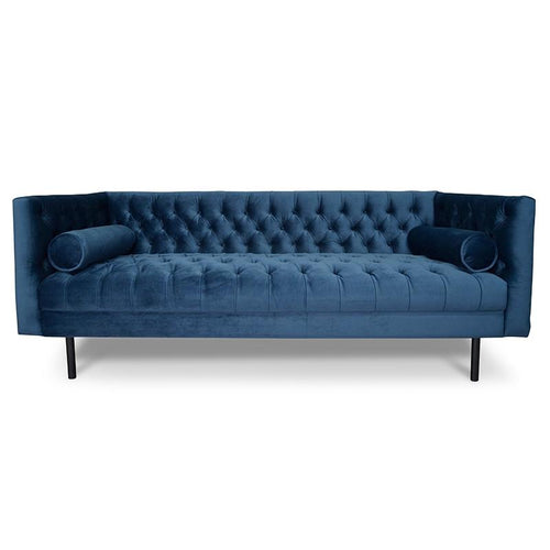 Amelia 3 Seater Sofa - Navy Blue-Find It Style It Home