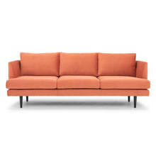 Denmark 3 Seater Fabric Sofa - Dusty Orange