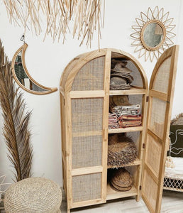 Seville Arch Rattan Cabinet-Find It Style It Home