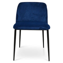 Dining Chair  - Blue Velvet